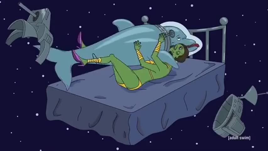 Секс в космосе с распущеной капитаншей корабля