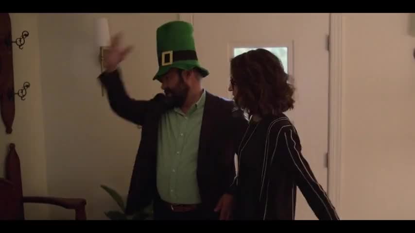 Clip image for 'St. Patrick's Day, yes. Tomorrow for the mezuzah.