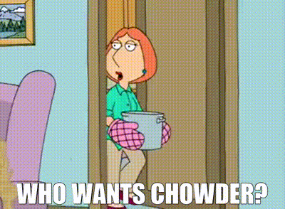 YARN | Who wants chowder? | Family Guy (1999) - S04E08 Comedy | Video clips by quotes | 006cb576 | 紗