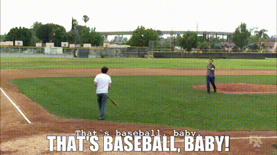 YARN | That's baseball, baby! | It's Always Sunny in Philadelphia (2005) -  S10E01 The Gang Beats Boggs | Video gifs by quotes | 014b1386 | 紗