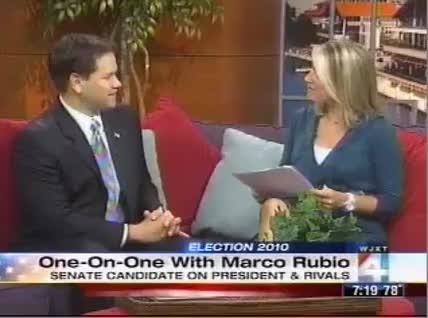 Clip image for 'kind of harsh words good morning to you Marco Rubio yeah you said that America is headed I'm gonna quote here to eight Greece