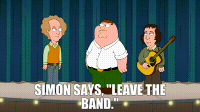 YARN, Simon says, Leave the band.