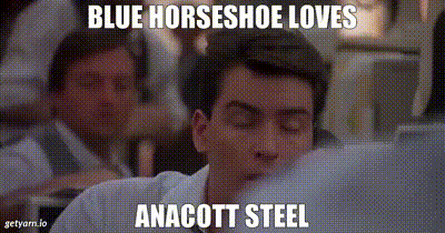 YARN | Blue horseshoe loves anacott steel | Wall Street ...