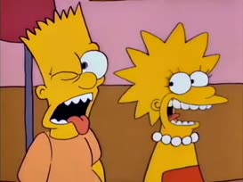 - Bart's making faces, Dad. - Bart!