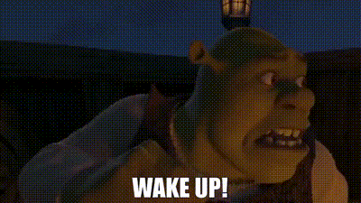 YARN, Wake up!, Shrek the Third (2007), Video gifs by quotes, 0878c9e5