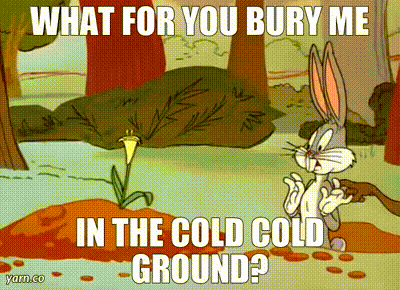 YARN | What for you bury me in the cold cold ground? | Looney Tunes Golden  Collection: Volume 1 - S01E57 Devil May Hare | Video clips by quotes |  08c56b7f | 紗