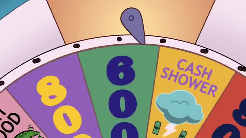 Cash shower, cash shower, cash shower...