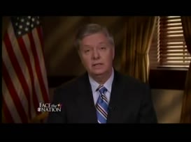 Quiz for What line is next for "Graham on CBS Face the Nation"?