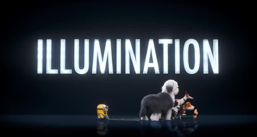 -(whimpers) Illumination! -(dogs barking)