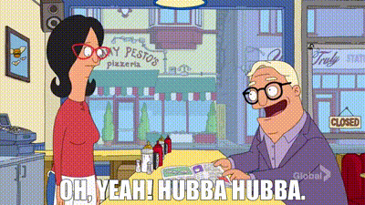 YARN | Oh, yeah! Hubba hubba. | Bob's Burgers (2011) - S04E18 Comedy |  Video clips by quotes | 10437824 | 紗