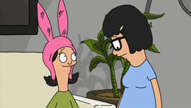 - What's your boob telling you, Tina? - I don't know.