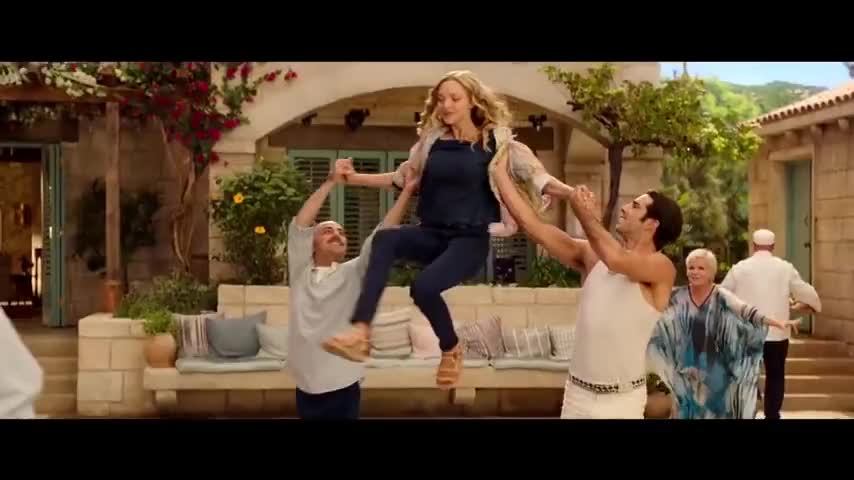 Quiz for What line is next for "MAMMA MIA 2 Here We Go Again Trailer "? screenshot