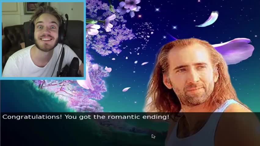 Congratulations! You got the romantic ending!