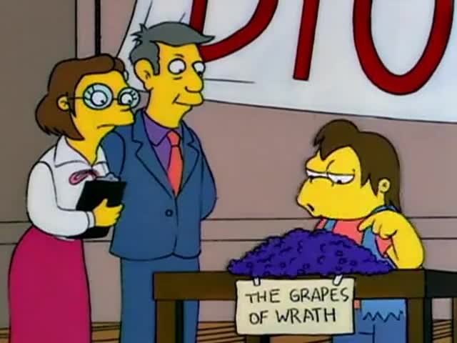 Here's the grapes, and here's the wrath!