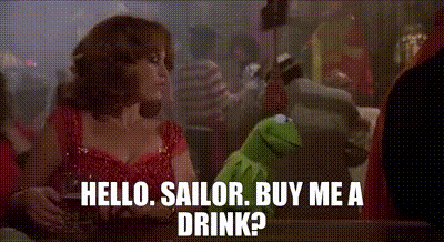 YARN | Hello. sailor. Buy me a drink? | The Muppet Movie (1979) | Video gifs  by quotes | 1655a8fe | 紗