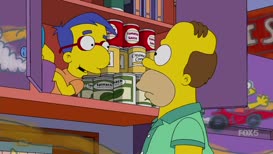 Quiz for What line is next for "The Simpsons S27E09"?