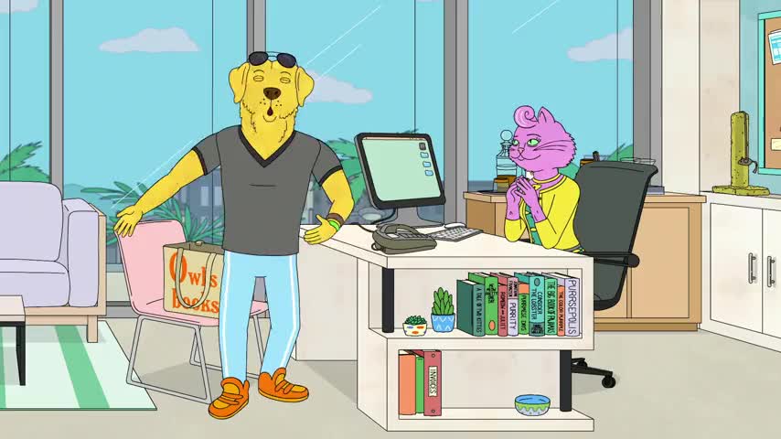 "What's Mr. Peanutbutter going to do next?"