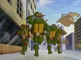 Ninja... Turtles, dudette!