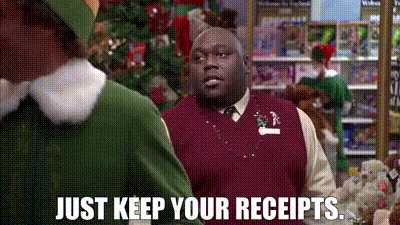 YARN | Just keep your receipts. | Elf (2003) | Video gifs by quotes |  1cfe2558 | 紗