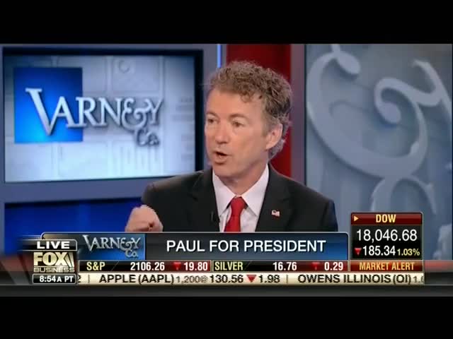 Quiz for What line is next for "Sen. Rand Paul joins Varney "? screenshot