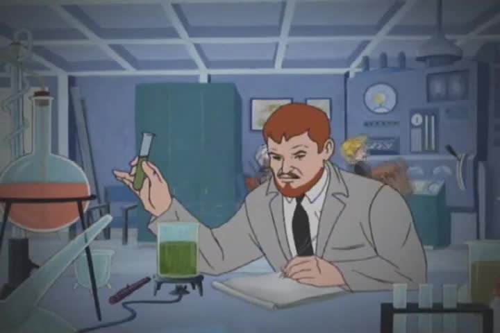 Clip image for '- Hello, Dr. Quest. - Hey, Dad.