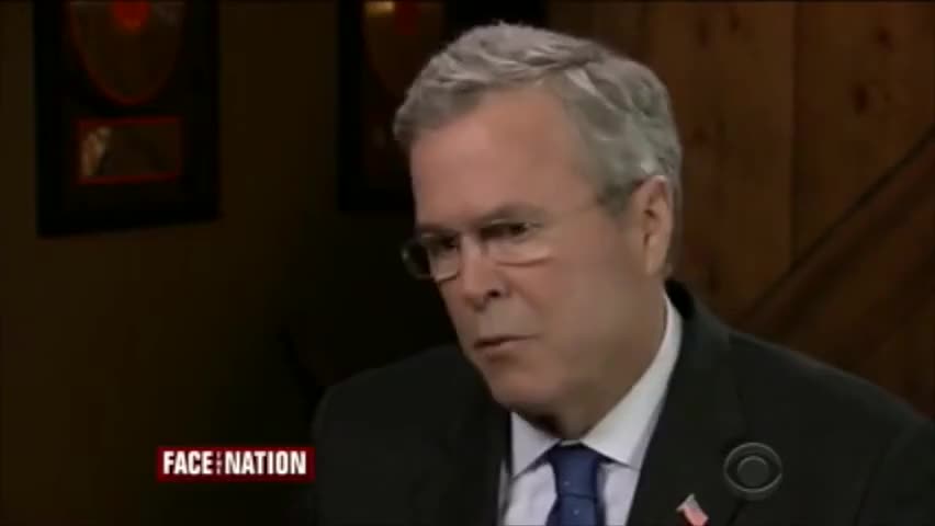 Quiz for What line is next for "Jeb Bush on Face The Nation - May 31, 2015"? screenshot