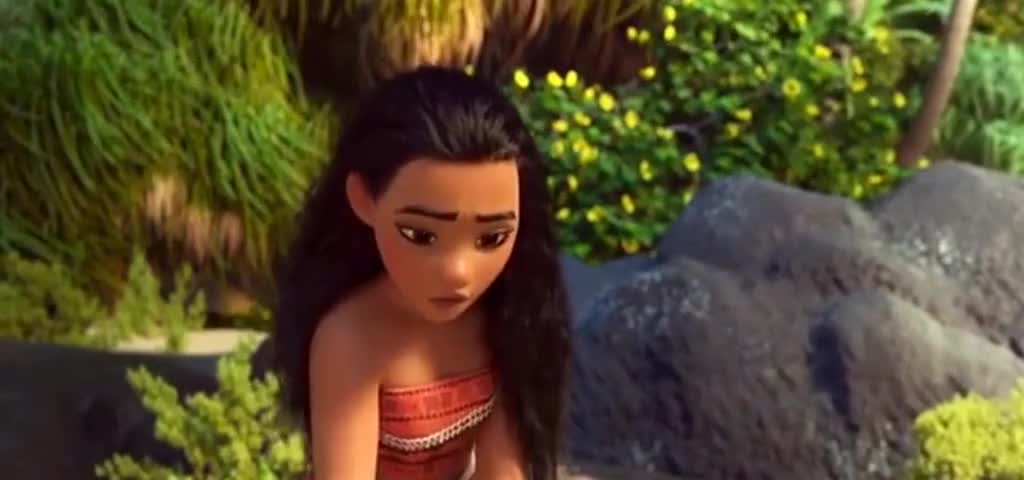 YARN | I've been staring at the edge of the water. | Moana (2016) | Video  clips by quotes | 20419e4a | 紗