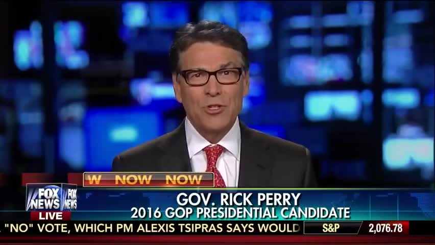 Quiz for What line is next for "Gov. Perry: Trump “Wrong,” Made “Huge Error”"? screenshot