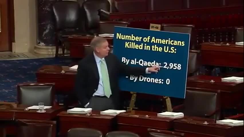 Quiz for What line is next for "Graham Speaks On The Threats Posed By Al-Qaeda"? screenshot