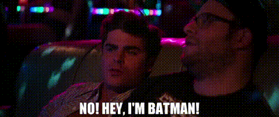 YARN | No! Hey, I'm Batman! | Neighbors (2014) | Video clips by quotes |  252d579d | 紗