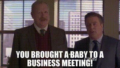 YARN | You brought a baby to a business meeting! | 30 Rock (2006) - S05E18  Plan B | Video gifs by quotes | 252d781e | 紗