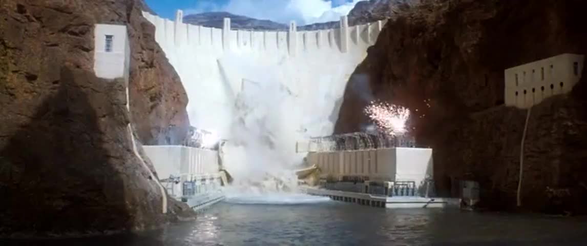 The dam burst!