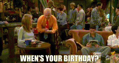 YARN, When's your birthday?, Friends: The Reunion, Video clips by quotes, 25874a18