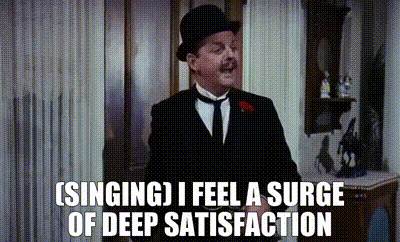 YARN | (SINGING) I feel a surge of deep satisfaction | Mary Poppins (1964)  | Video clips by quotes | 26759720 | 紗