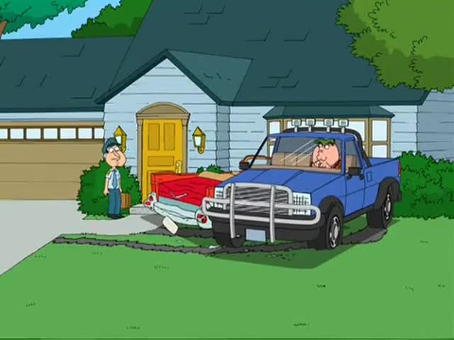 Peter, what the hell?! My car!