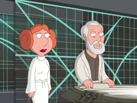 - The Death Star is getting closer. - And Leia's getting larger.