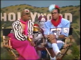 Quiz for What line is next for "Men On Football -  In Living Color"?