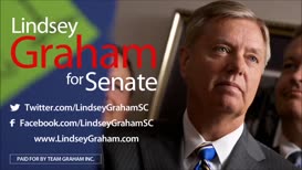 I'm Lindsey Graham candidate for the United States Senate and I approved this message paid for by team Graham nndb