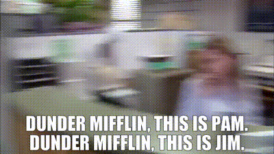 YARN, Dunder Mifflin, this is Pam., The Office (2005) - S02E12 The Injury, Video clips by quotes, dfd971e2