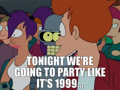 Image of Tonight we're going to party like it's 1999...