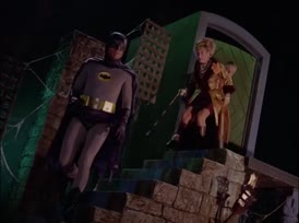 - Batgirl. - No, Batman, don't come down here.