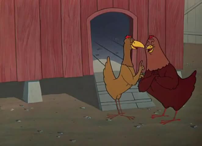 YARN | Hey, girls, here comes Prissy. | Looney Tunes Golden Collection:  Volume 1 - S01E56 A Broken Leghorn | Video clips by quotes | 2eef982b | 紗