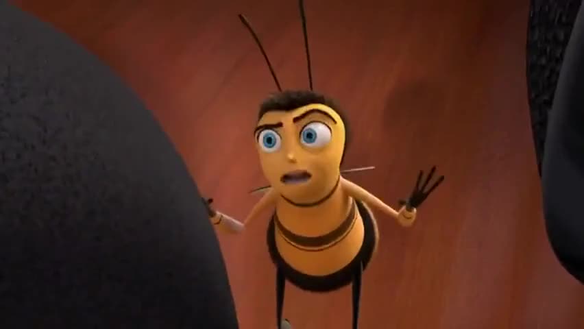 Bee Movie (2007) clip with quote All right. 