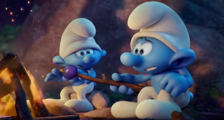 Clip of quote: Those other Smurfs might not even be blue. 