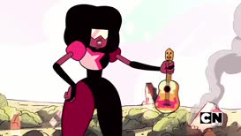 Steven: Hey! My ukulele. [ukulele tuning]