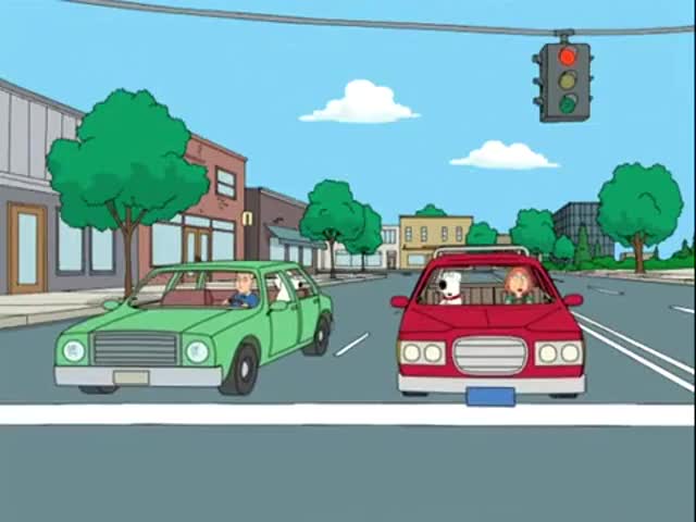 Hey. Hey, Lois. Lois. There's another dog in that car.