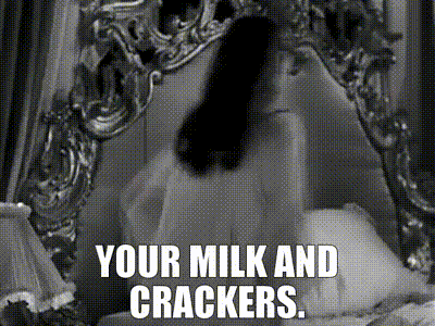 Your milk and crackers.
