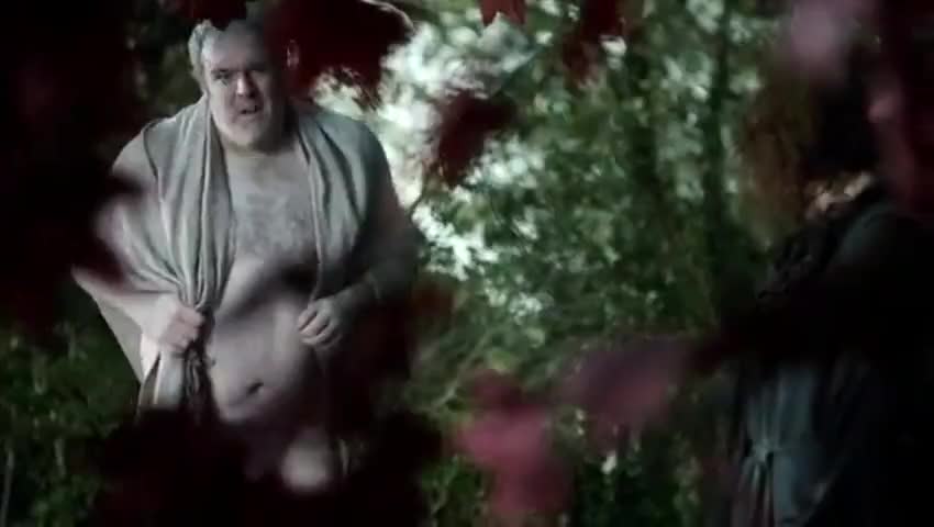 Go back and find your clothes, Hodor.