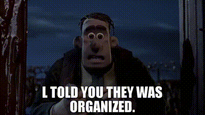 YARN | l told you they was organized. | Chicken Run (2000) | Video clips by  quotes | 3ca4b94b | 紗