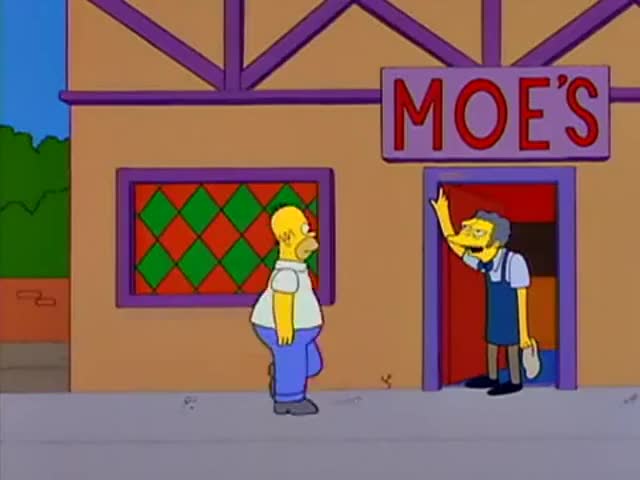 Hey, Homer, way to get Marge pregnant.